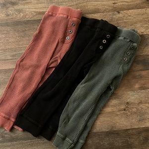 Cotton on Unisex waffle leggings BUNDLE